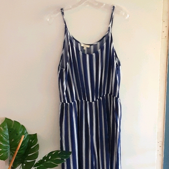 KORI America Large Blue Stripes Jumpsuit - Picture 8 of 12